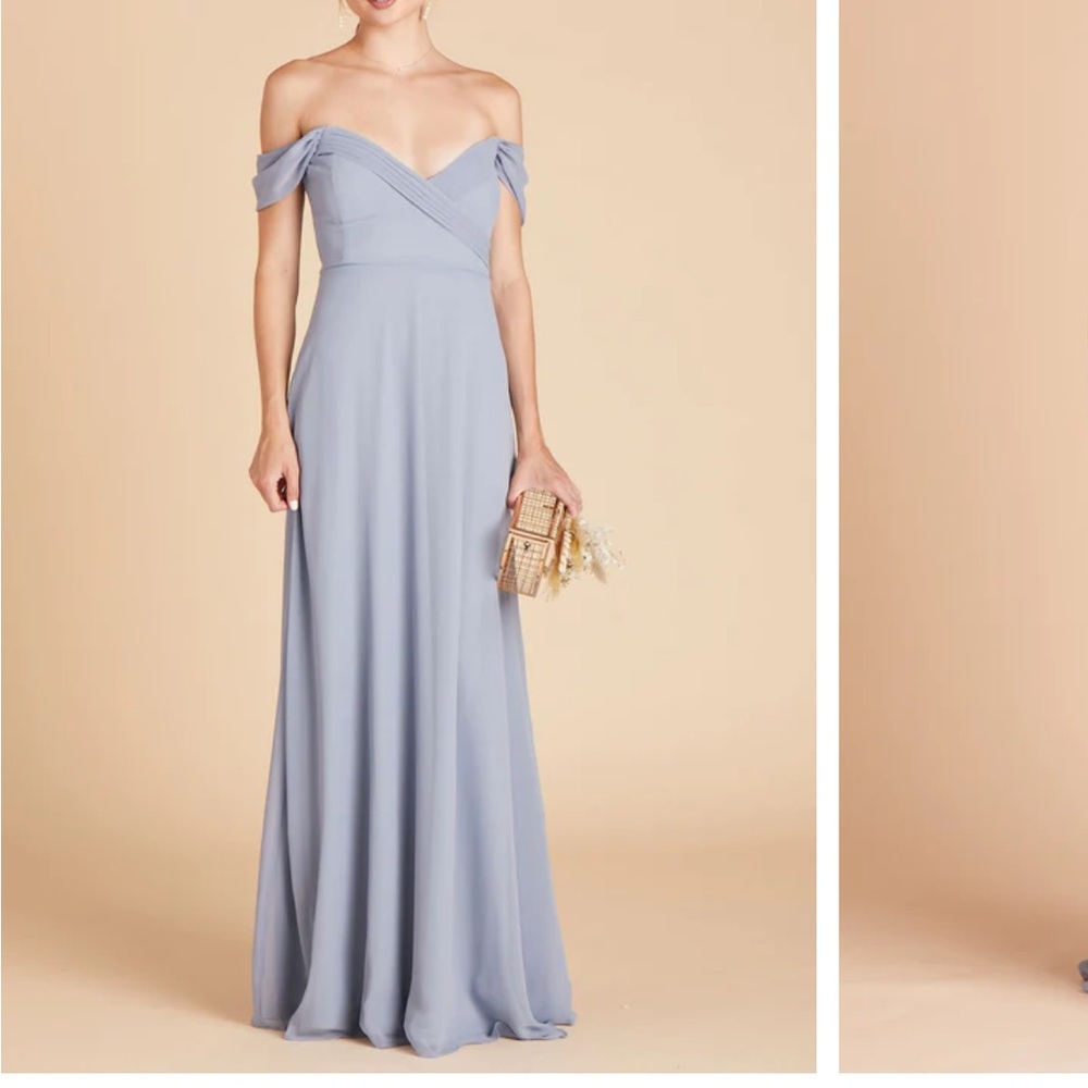 Spence Convertible Dress Birdy Grey Dusty Blue